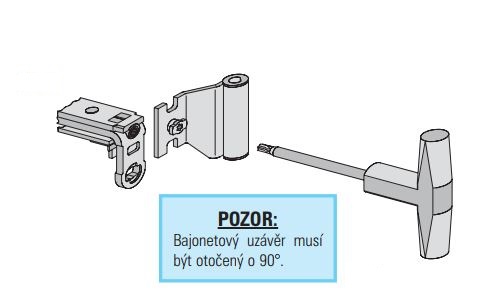 úhelník - nůžky - otočení